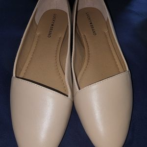 Lucky Brand Nude Flats